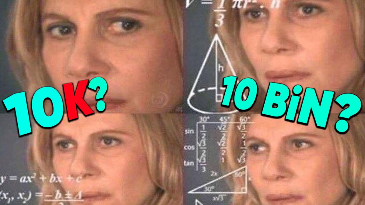 “Bin” Yerine Neden “K” Harfini Kullanıyoruz? Antik Yunan’a Uzanacak Kadar Köklü Bir Sebebi Var!