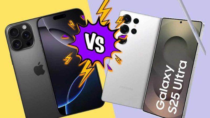 iPhone 16 Pro Max ve Galaxy S25 Ultra Hız Testinde Kozlarını Paylaştı: Peki Kazanan Kim Oldu?  [Video]