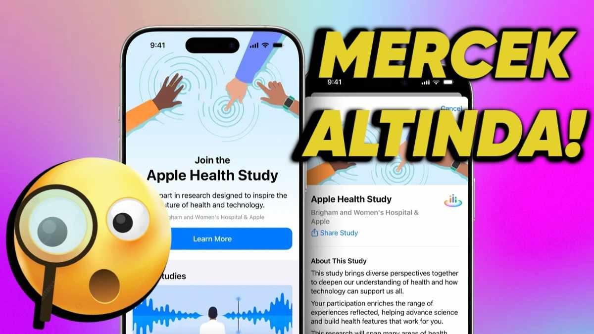 Apple, Yeni Sağlık Araştırmasını Duyurdu: iPhone, Apple Watch ve AirPods Kullanıcılarının Sağlık Verileri Mercek Altında!
