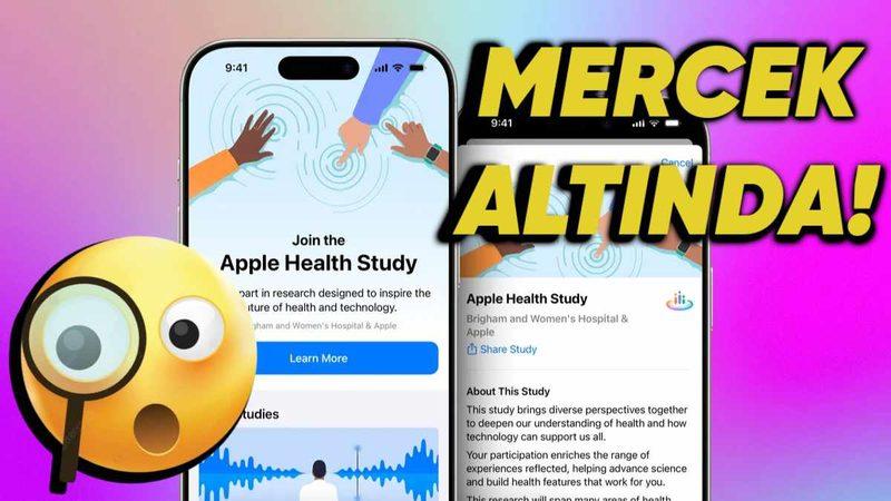 Apple, Yeni Sağlık Araştırmasını Duyurdu: iPhone, Apple Watch ve AirPods Kullanıcılarının Sağlık Verileri Mercek Altında!