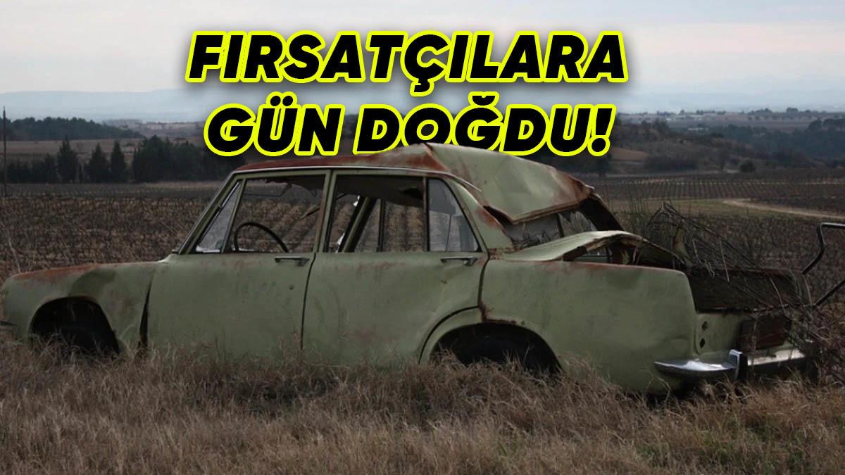 Daha ÖTV Teşviği Gelmeden Hurda Otomobillerin Fiyatları Uçuşa Geçti: Fiyatlar 4 Katına Çıktı!