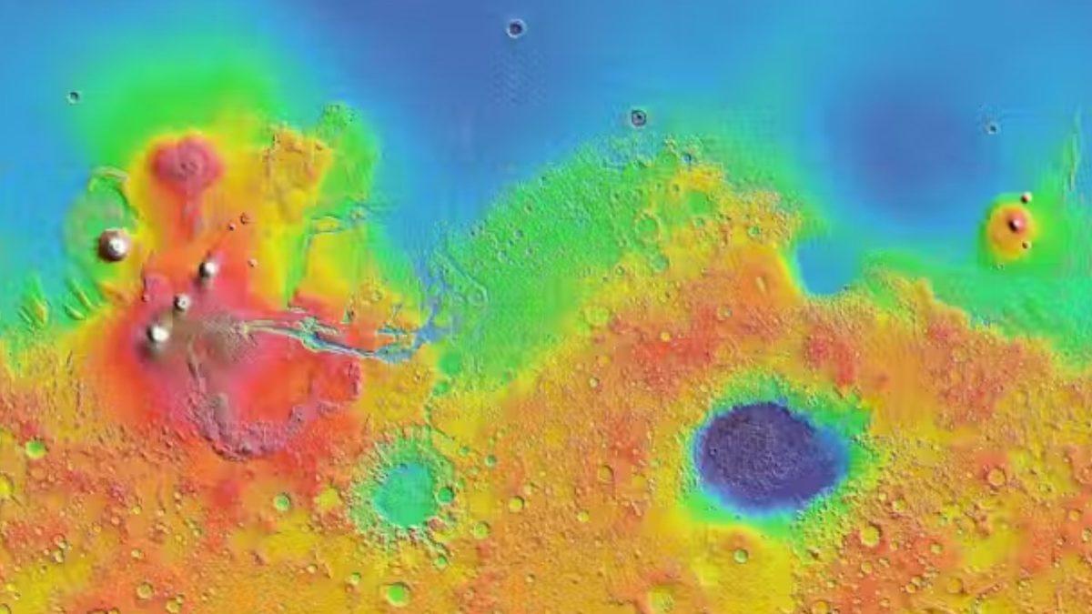 Âdeta Yamuk Gezegen: Mars’ın Bir Tarafı Diğer Tarafından Neden 5-6 Kilometre Daha Yüksek?