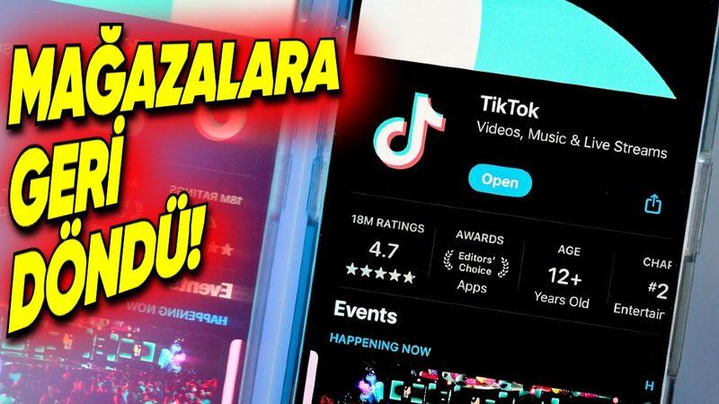 TikTok Uygulaması, Yaklaşık 1 Ay Sonra ABD’de App Store ve Play Store’a Geldi