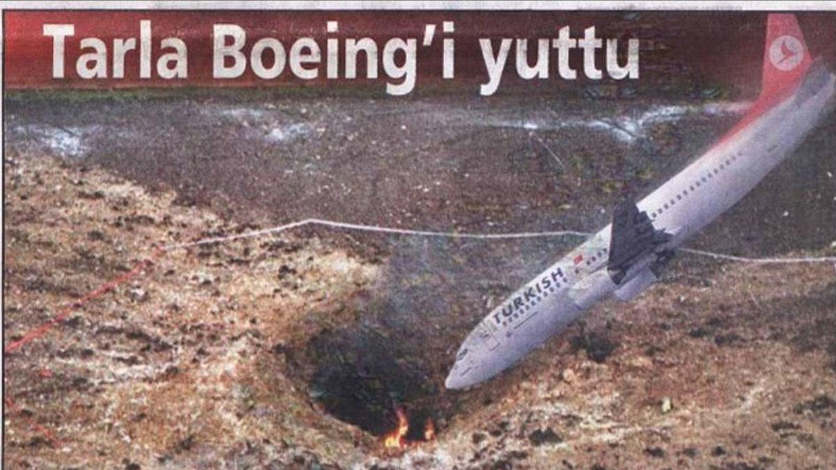 Türk Hava Yolları’na Ait Uçağın Bir Tarlaya Dik Bir Şekilde Çakılarak Felakete Neden Olduğu Adana Uçak Kazası