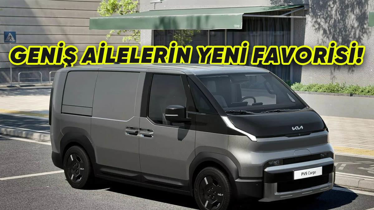 Kia, Tam Elektrikli Hafif Ticari Aracı PV5’i Duyurdu: İşte Tasarımı!