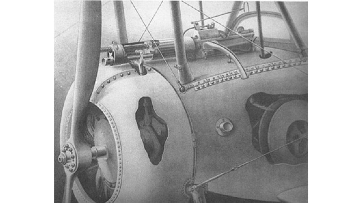 Eski Savaş Uçaklarında Makineli Tüfekten Çıkan Mermiler Nasıl Pervaneye Çarpmadan Hedefe Gidiyordu?