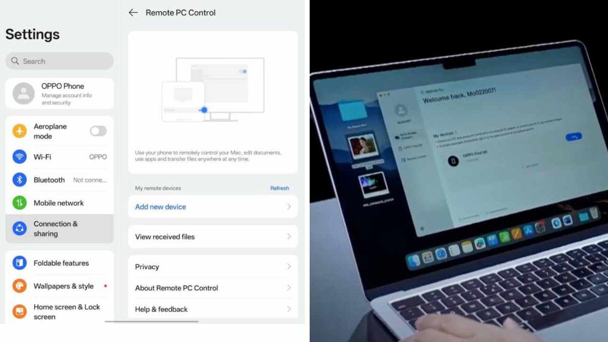 Katlanabilir Telefon OPPO Find N5, Mac’leri Uzaktan Kontrol Edebiliyor! Peki Ama Nasıl?