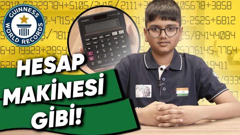 14 Yaşındaki Gence Hesap Makinesi Bile Yetişemedi: Bir Günde 6 Farklı Guinness Dünya Rekoru Kırdı!