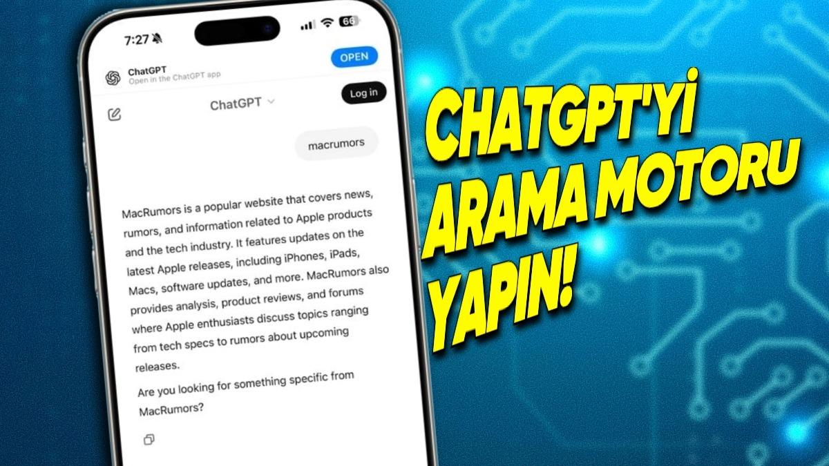 iPhone Kullanıcıları, Google’a Veda Edebilir: ChatGPT’yi Safari’de Varsayılan Arama Motoru Yapmak Mümkün Hâle Geldi!