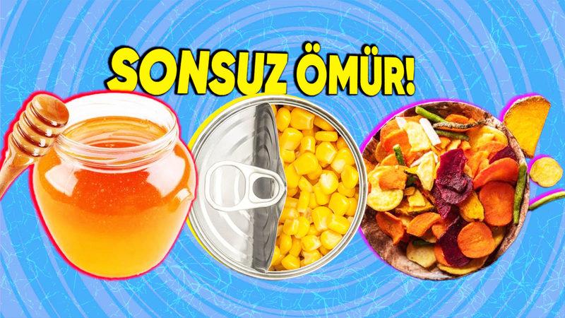 Olası Bir Felaket Çıkarsa Lazım Olur: Neredeyse Sonsuza Kadar Dayanan Gıdalar!