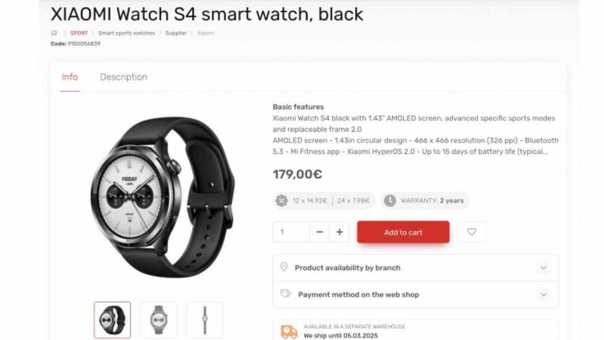 Xiaomi’nin Merakla Beklenen Watch S4 Modelinin Tasarımı Sızdırıldı: İşte Detaylar