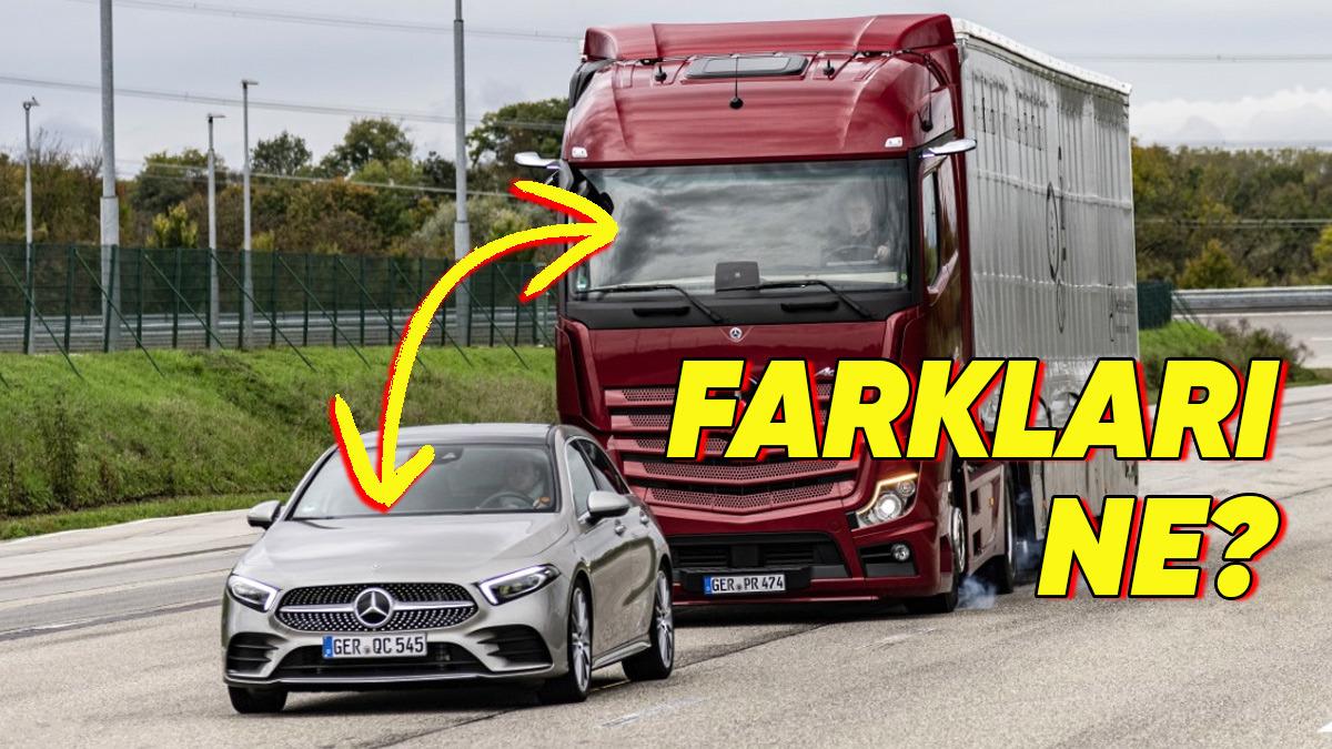 Bunu Daha Önce Düşünmemiş Olabilirsiniz: Arabaların Ön Camları Kamyonların Tam Aksine Neden Daha Eğimli?