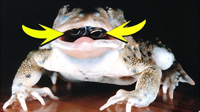 Kurbağaların Yemek Yemek İçin Yalnızca Ağızlarını Değil de Gözlerini de Kullanmasının Tuhaf Sebebi