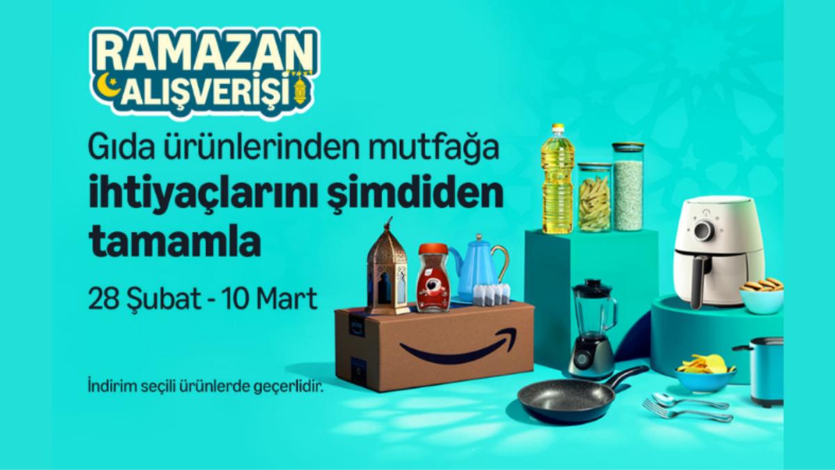 Amazon’da Ramazan Alışverişi Kampanyası Başladı: İşte Kaçırmamanız Gereken İndirimler ve Tüm Kampanya Detayları!