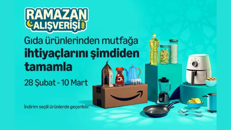 Amazon’da Ramazan Alışverişi Kampanyası Başladı: İşte Kaçırmamanız Gereken İndirimler ve Tüm Kampanya Detayları!