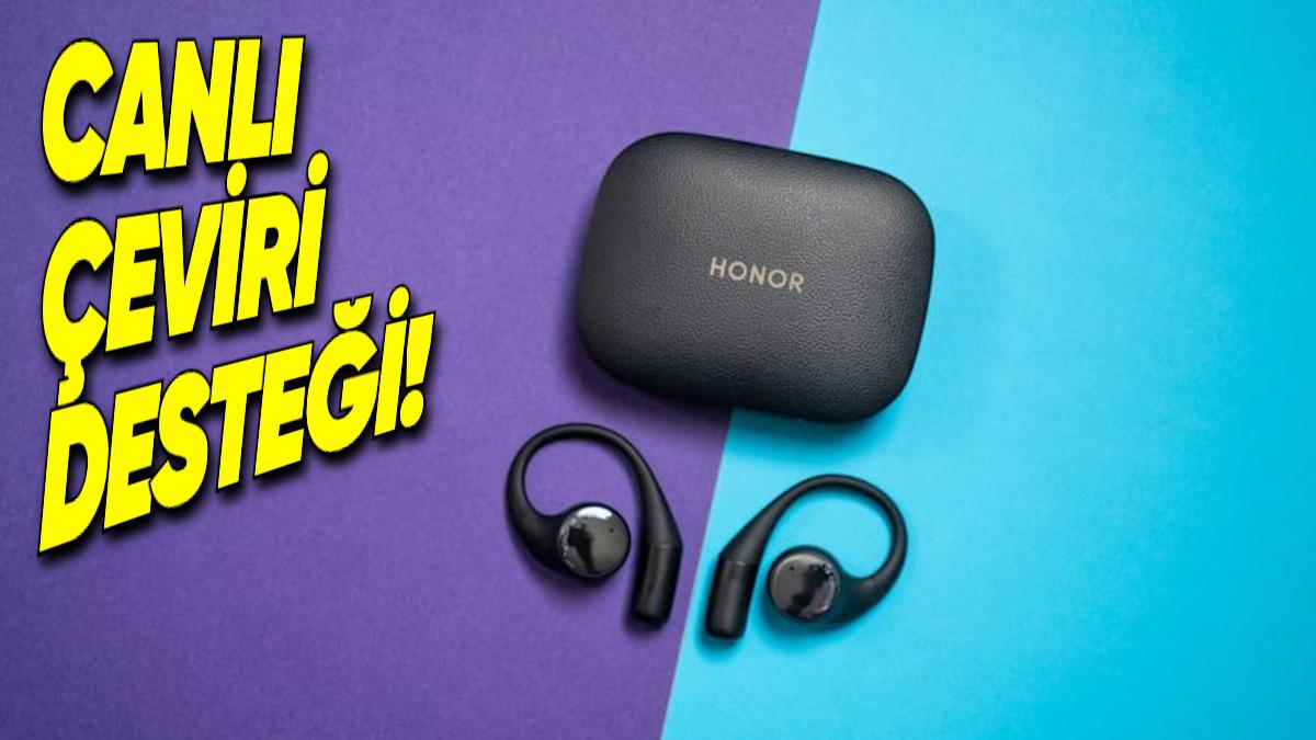 Tercümanlık Mesleğini Bitirecek Kulaklık HONOR Earbuds Open Tanıtıldı