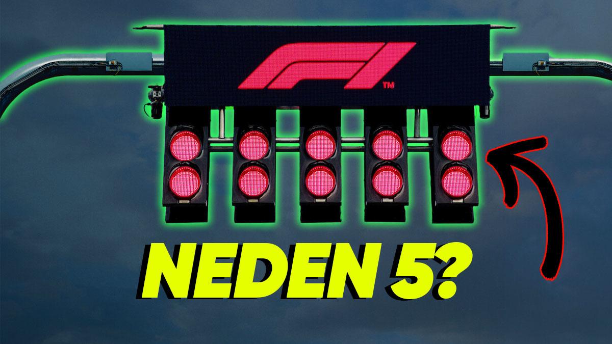 Formula 1 Yarışlarında Yarış Başlarken Neden Özellikle 5 Tane Işık Yanıyor?
