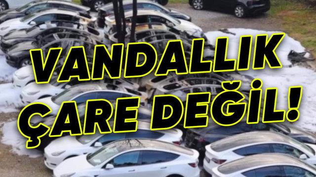 Protestolar Şiddete Döndü: Bir Tesla Mağazası Kundaklandı, Tüm Otomobiller Yandı Bitti Kül Oldu