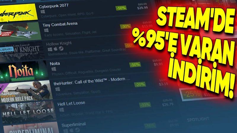 Steam’de Bu Hafta Fiyatı Düşen Oyunlar: Onlarca Yapımda %95’e Varan İndirimi Kaçırmayın!