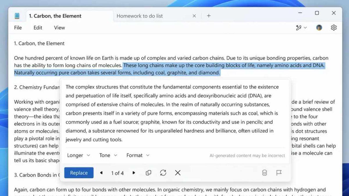 Windows 11’in Not Defteri’ne Yapay Zekâ Destekli Yeni Özellik Geldi: İşte Yeni Özellik!