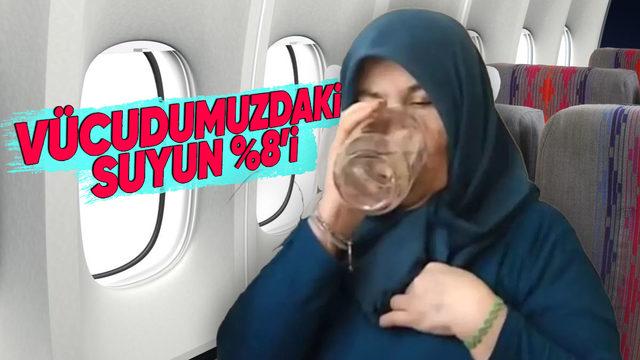 Uçaktayken Vücudumuz Nasıl Oluyor da Biz Fark Bile Etmeden 2 Litre Su Kaybediyor?