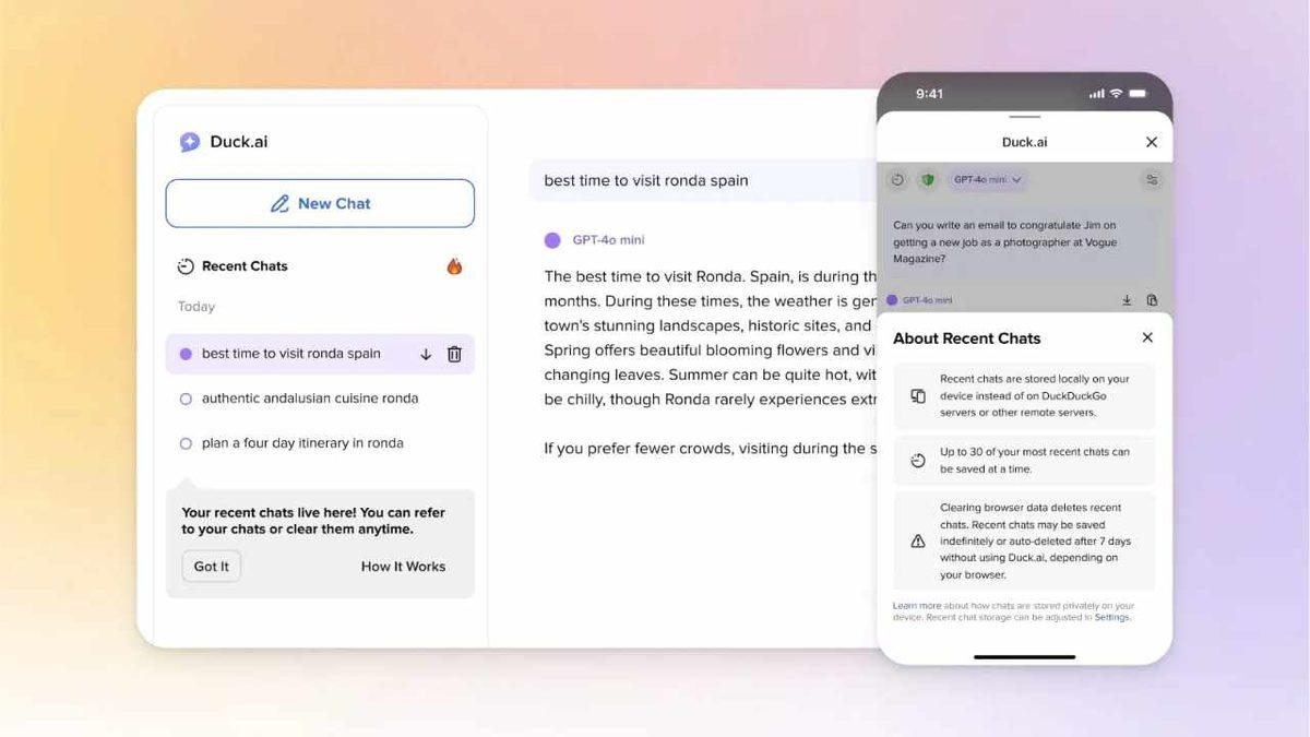 DuckDuckGo’dan Ses Getirecek O Hamle Geldi: Yapay Zekâ Sohbet Botlarını Tarayıcısına Taşıdı!