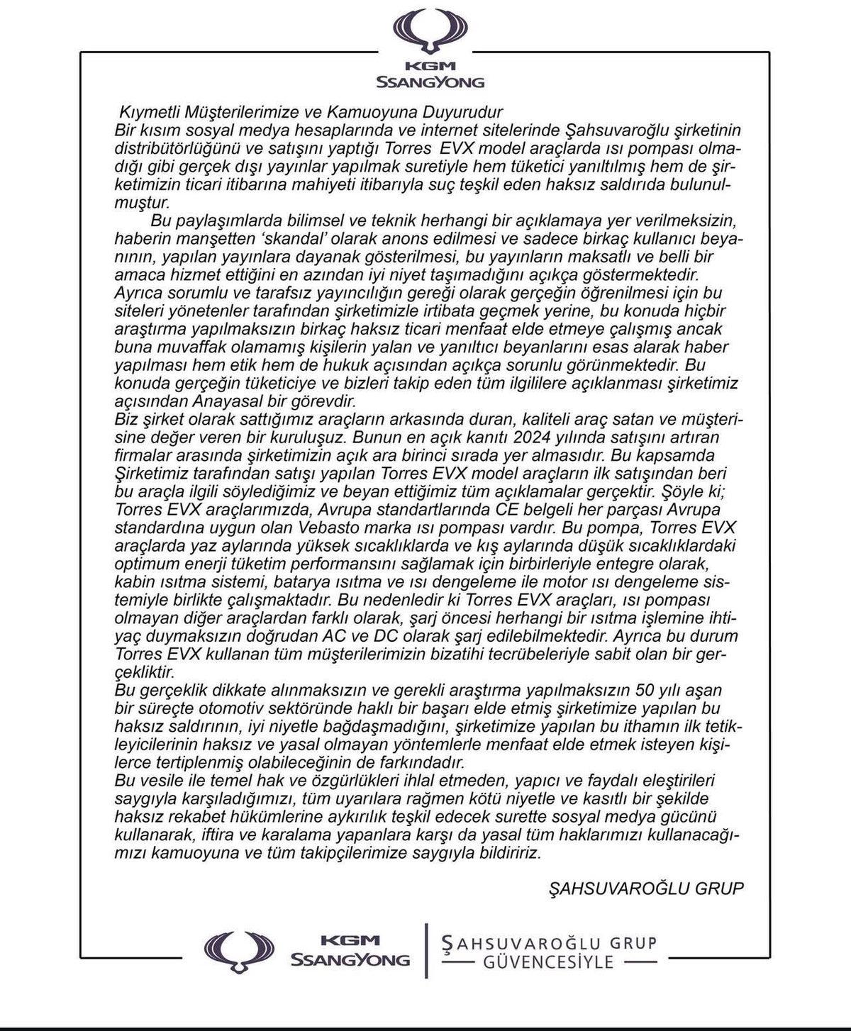 Sevilen Elektrikli Otomobillerden Torres EVX’te Isı Pompası Var mı Yok mu Tartışması Gündem Oldu: İşte Distribütörün Açıklaması!