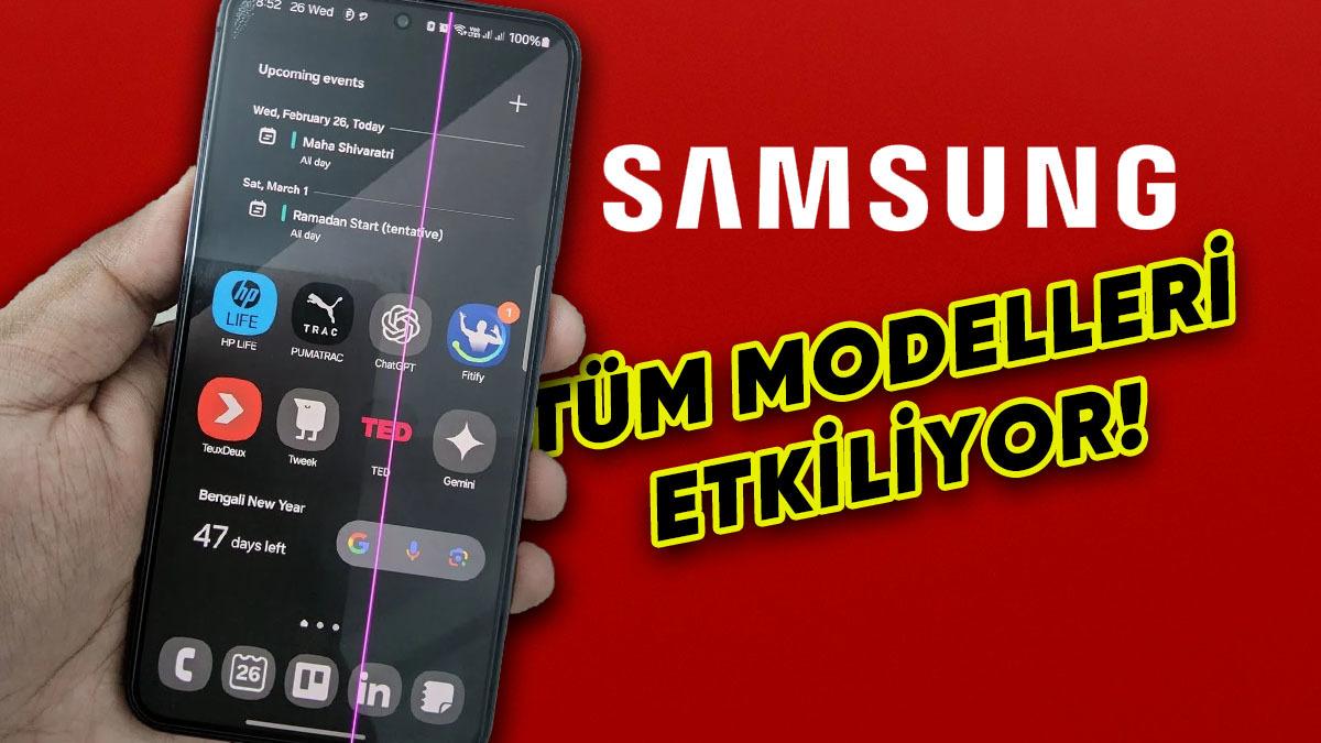 Samsung Galaxy S23 Sahipleri Dikkat: Telefonların Ekranlarında Garip Çizgiler Belirmeye Başladı!