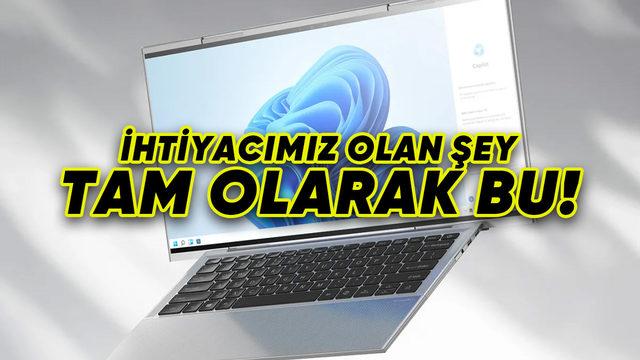 Ekranı Yana Doğru Genişleyen, Sarılabilir Ekranlı Dizüstü Bilgisayar Konsepti