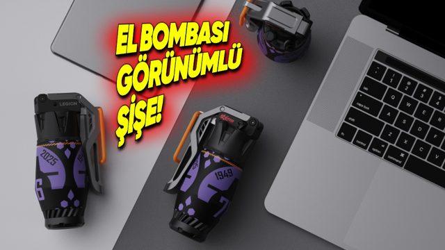 Lenovo’dan Counter Strike Gibi Oyunları Sevenlerin Aşık Olacağı El Bombası Tasarımlı Su Şişesi