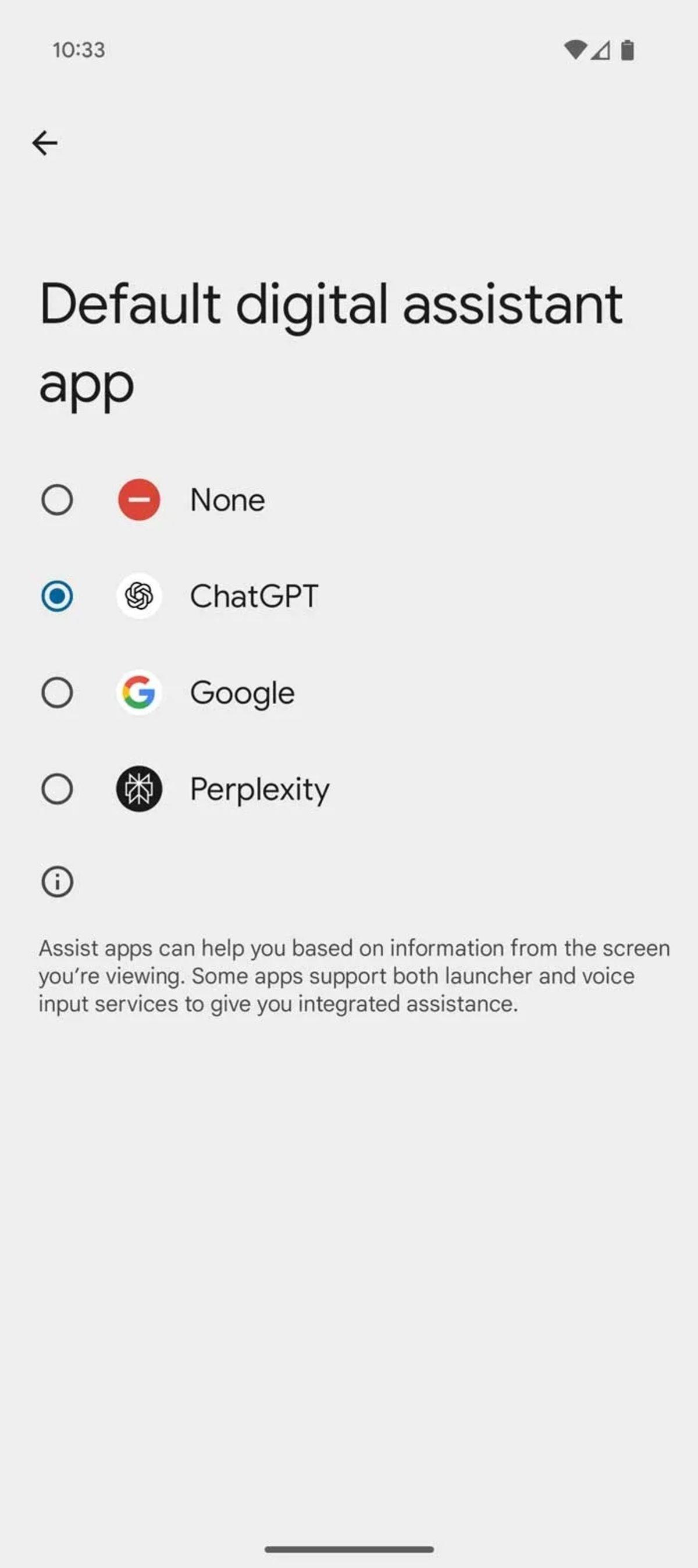 Artık Android’lerde Varsayılan Asistan Olarak ChatGPT’yi Seçebileceksiniz (Gemini’yi Şöyle Kenara Alalım)