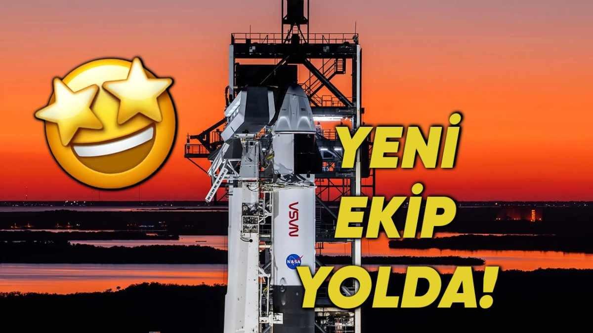 SpaceX 4 Astronotu Uluslararası Uzay İstasyonu’na Gönderdi!