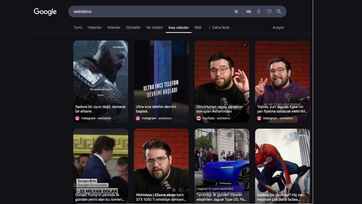 Google’dan Şaşırtan Bir Yenilik Daha: Arama Sonuçlarına 