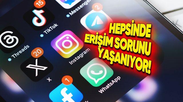 WhatsApp, YouTube, Instagram Çöktü mü? Sosyal Medya Platformlarında Erişim Problemi Yaşanıyor!
