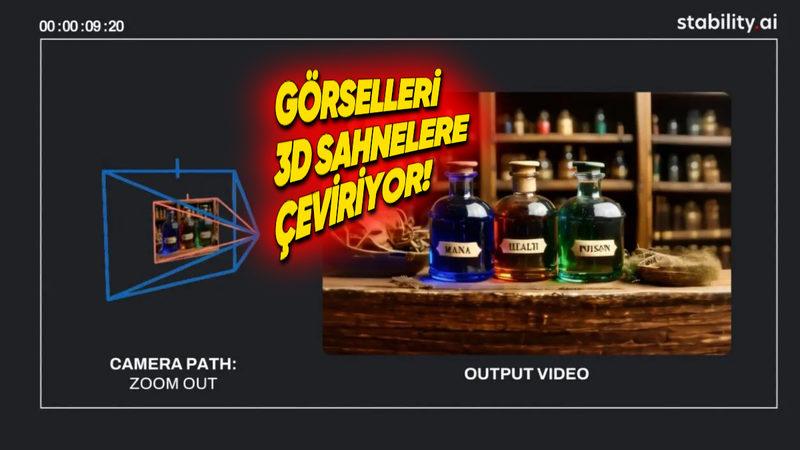 Fotoğrafları Saniyeler İçinde 3 Boyutlu Gerçekçi Videolara Dönüştüren Yapay Zekâ Modeli Stable Virtual Camera Tanıtıldı