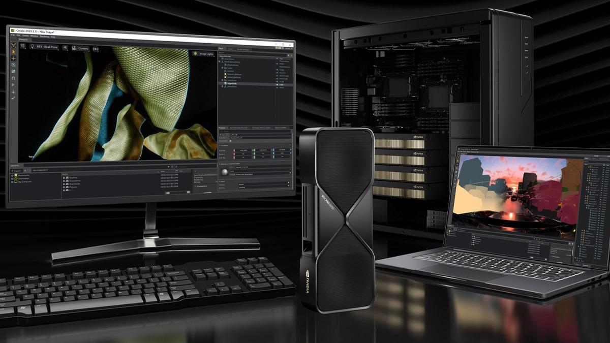 NVIDIA, Yapay Zekâ ve Oyun Geliştirmek İsteyenlere Özel Ultra Güçlü GPU Tanıttı: RTX Pro 6000