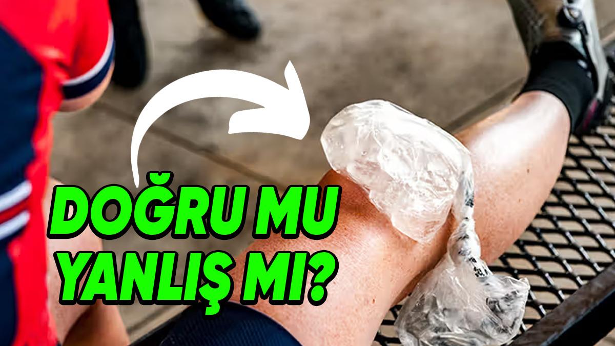 Şişlik ve Morluklara Buz Koymak Zannedildiği Gibi Ağrıyı Azaltıp Şişliği Geçiriyor mu? Yoksa Yanlış mı Yapıyoruz?