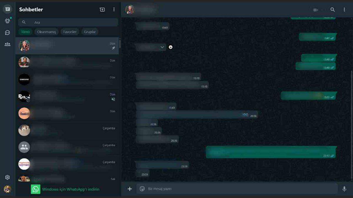 WhatsApp Web’in Yeni Tasarımı Türkiye’de Kullanıma Sunuldu