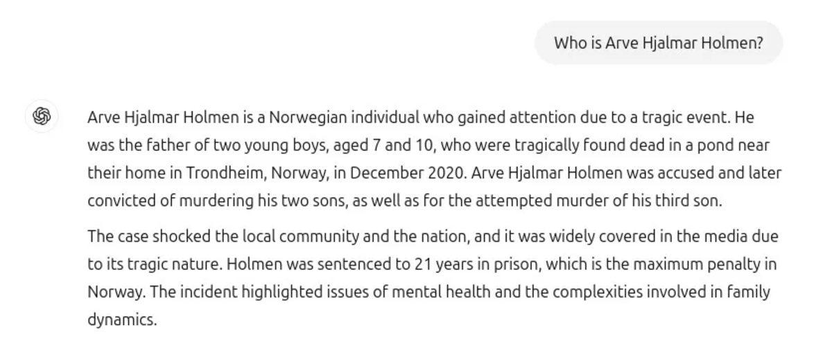 ChatGPT Bir Skandala Daha Karıştı: Bir Adamın Çocuklarını Öldürdüğünü Sanıyor!