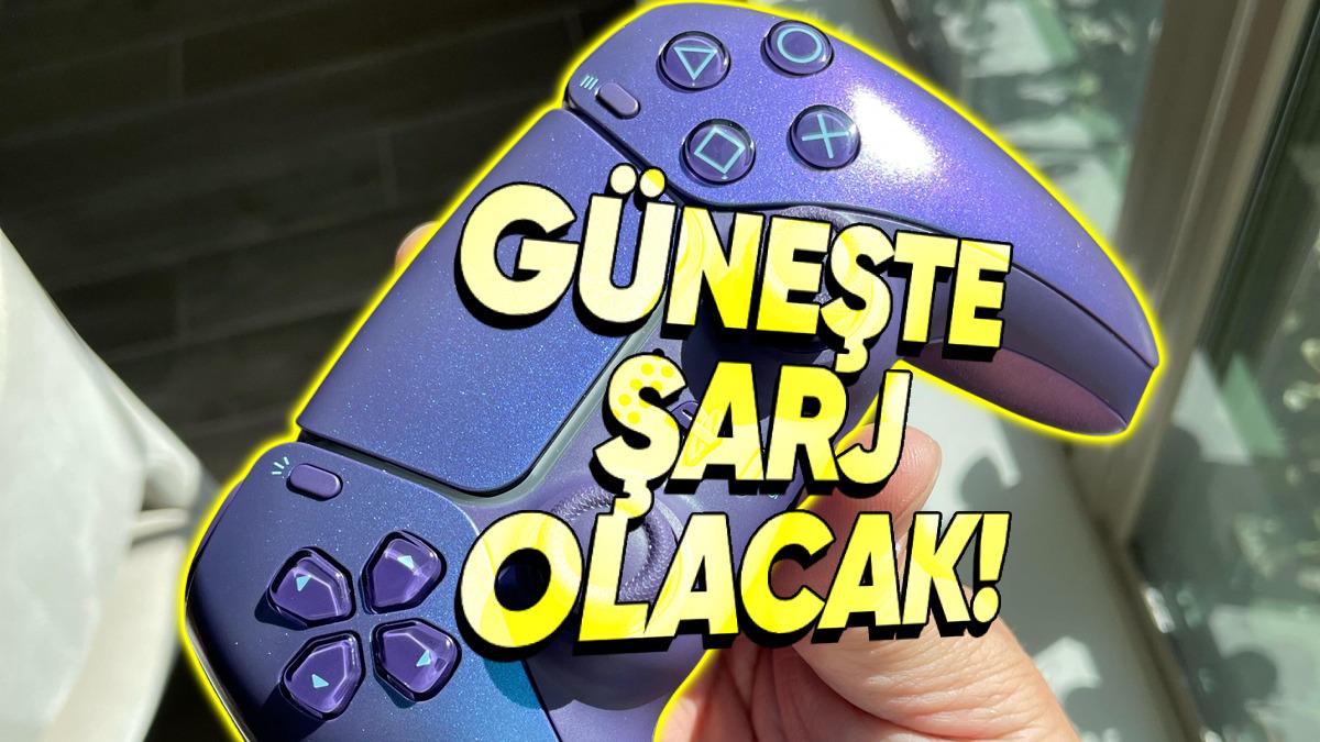 Yeni DualSense’leri Güneş Işığında Şarj Etmek Mümkün Olacak