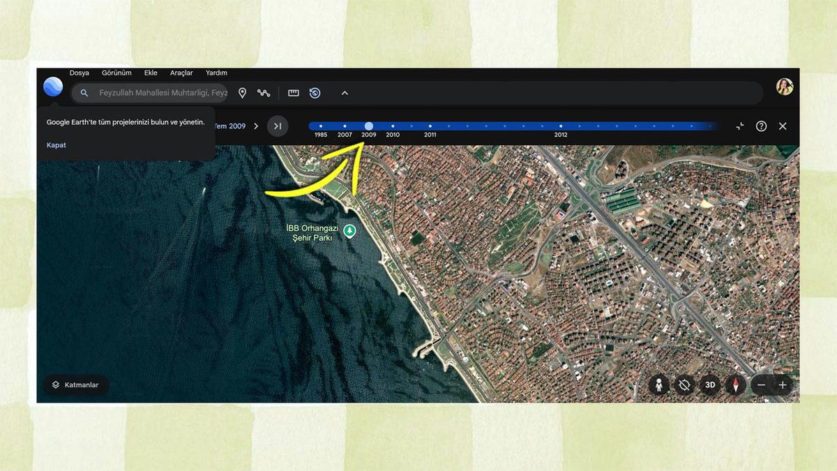 Google Maps ile Yaşadığınız Yerde Zamanda Yolculuk Yapabilirsiniz! İşte Yıllar Önce Oranın Nasıl Göründüğünü Keşfetme Yolu