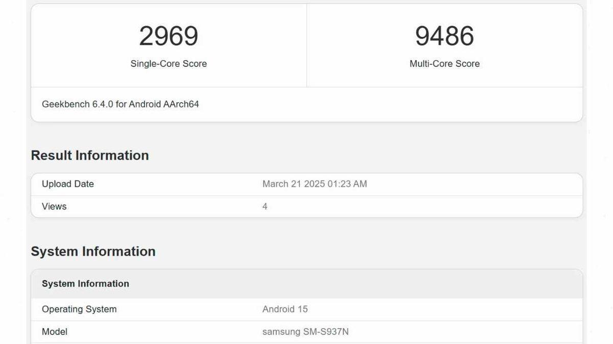 Samsung Galaxy S25 Edge, İncelik Uğruna Performanstan Ödün Verecek mi? İşte Performans Testi Sonuçları