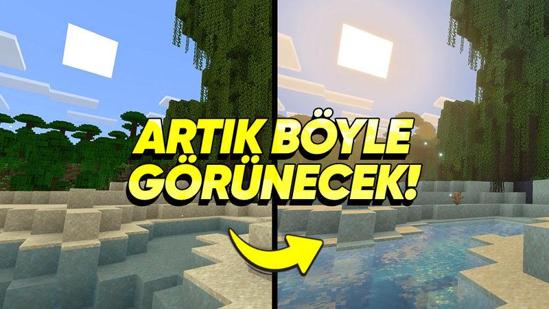 Minecraft’a Âdeta Oyunu Değiştiren Bir Güncelleme Geliyor: Grafikler Tıpkı Yeni Nesil Gibi Görünecek!