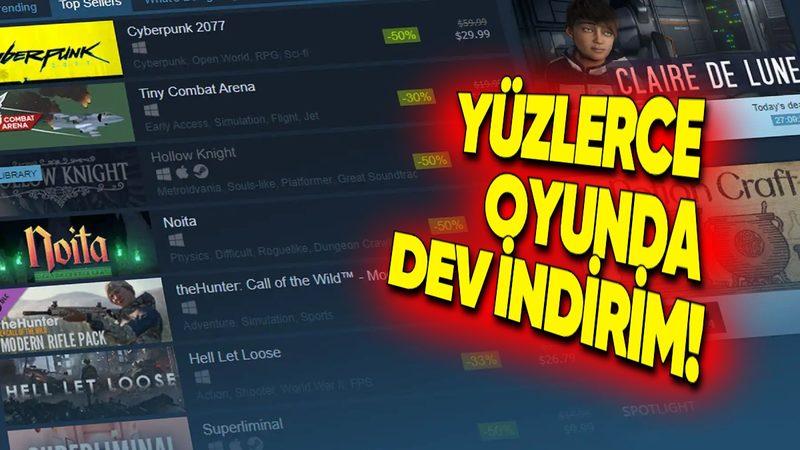 300’den Fazla Oyunda %90’a Varan İndirim: Steam’de Bu Hafta Fiyatı Düşen Oyunlar