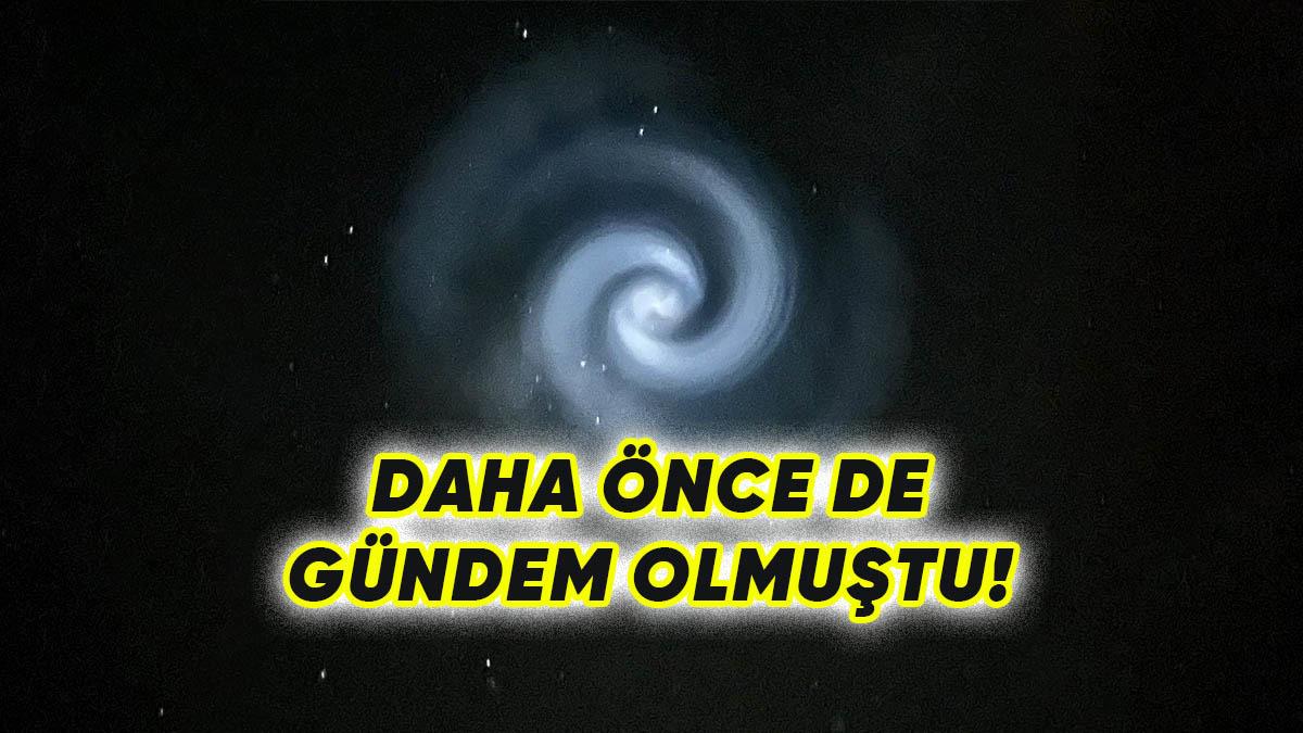 Dün Gece Türkiye’de de Görülen Spiral Şeklindeki Nesne Gündem Oldu: "Gökyüzündeki Portal" Geri Döndü! (Hemen Heyecanlanmayın)