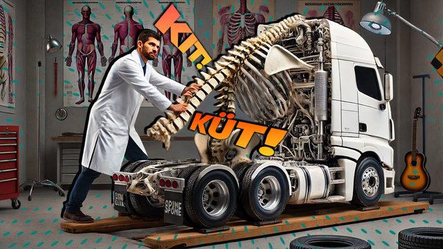 Kamyonların da Tıpkı İnsanlar Gibi Kayropraktik Tedaviye İhtiyaçları Olabiliyor! Nasıl mı?