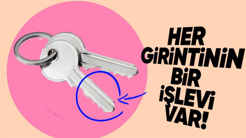 Kilitlerin Arkasındaki Dahiyane Mekanizma: Anahtarlarda Bulunan Girinti ve Çıkıntılar Rastgele Oluşturulmadı!