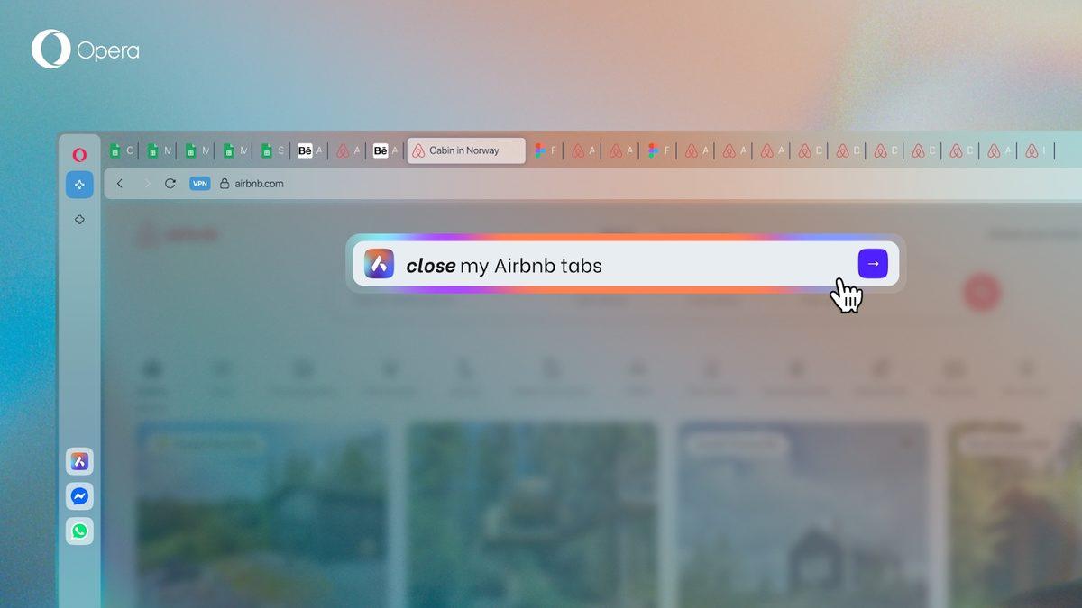 Opera, Yapay Zekânın Tarayıcınızı Sizin Yerine Kontrol Etmesine İzin Verecek