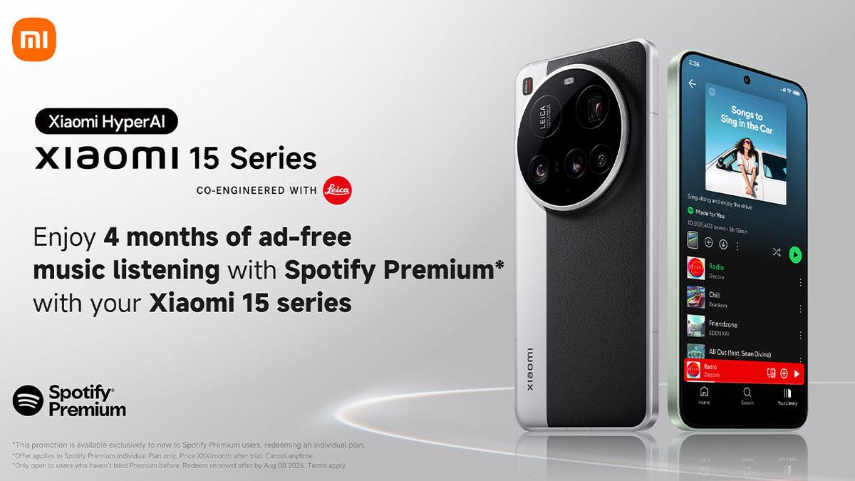 Xiaomi 15 Alanlara Spotify 4 Ay Ücretsiz!
