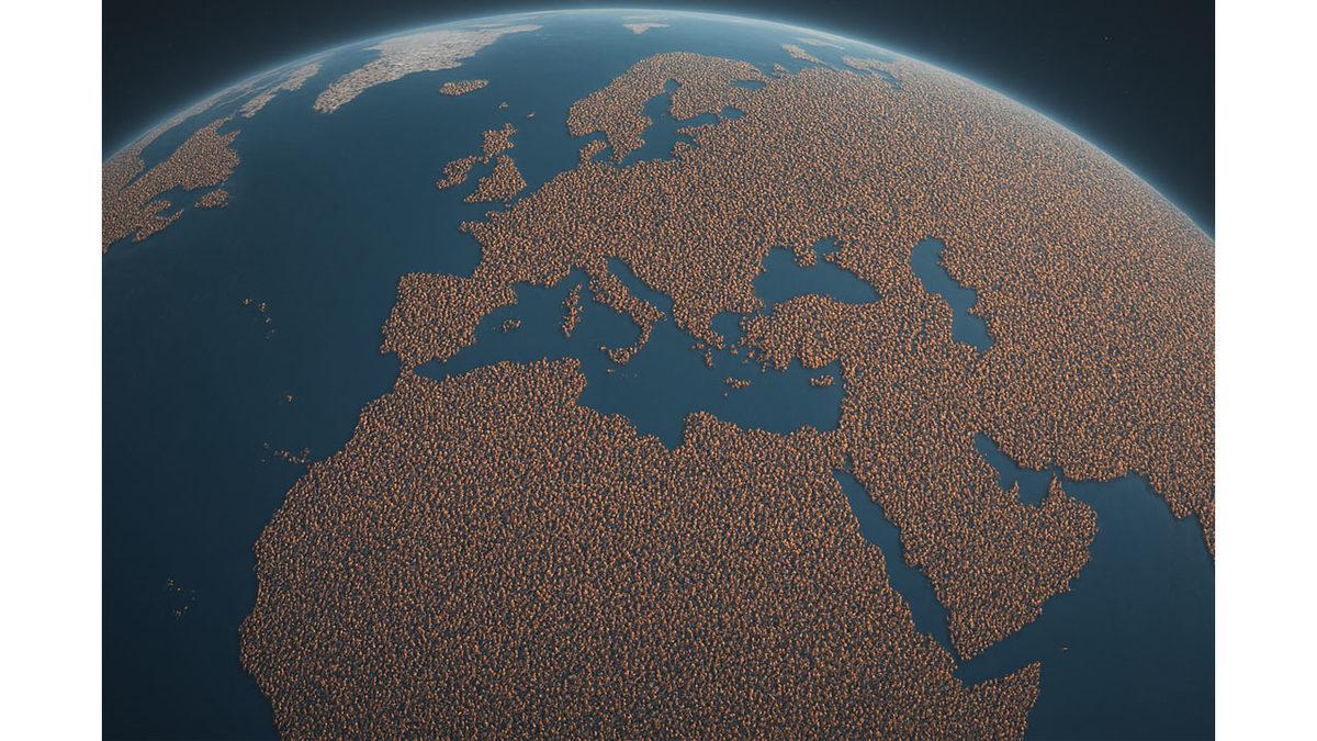Önce Tahminleri Alalım: Dünya’nın Tamamını Hiç Boşluk Kalmayacak Şekilde Doldurmak İçin Kaç İnsan Gerekir?